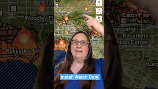 Install the Watch Duty app for wildfire updates! #wildfiresafety #wildfire