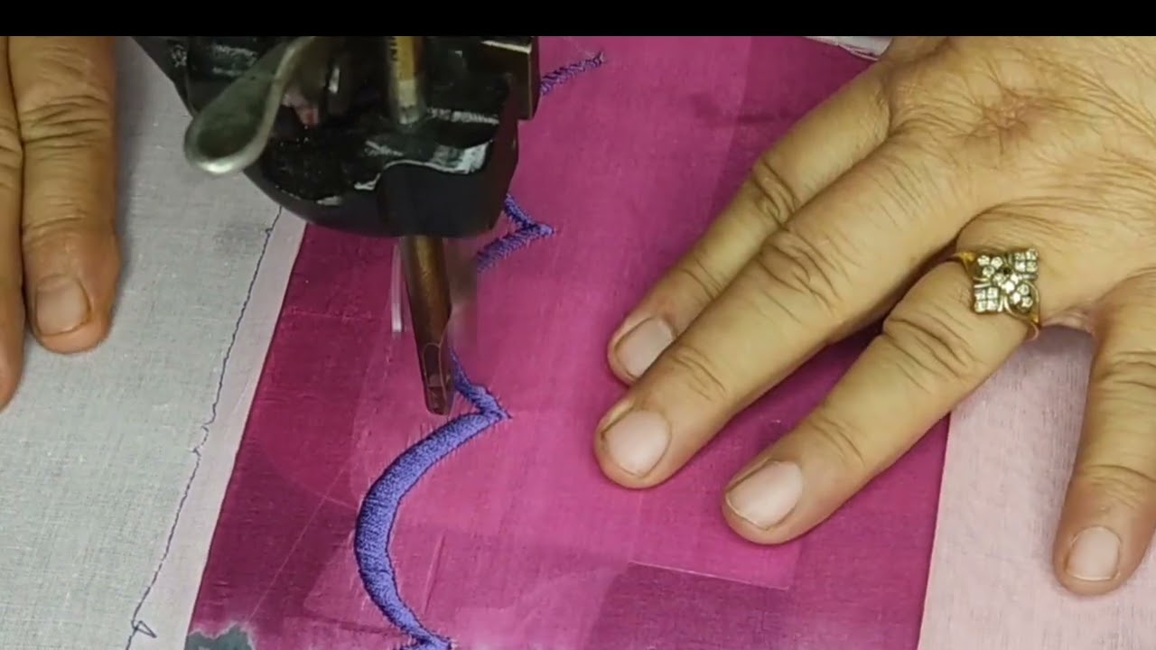 Silky dupatta  cutwork design with  machine embroidery #cutwork#silkdupattacutwork#machineembroidery