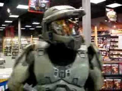 Halo 3 Costume MC Robs Store - After Humping PS3s