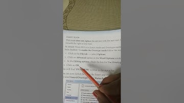 Editing text in Word 2013, Inserting text,overtype mode and insert mode for class 4