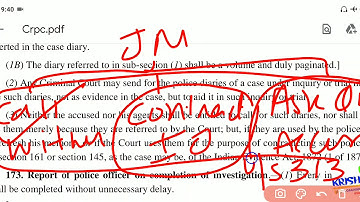 Lecture 12  of CRPC Section 172 CRPC  Case Diary