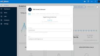 Net2Phone Admin Portal: Profile