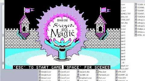 X0 - Might and Magic 1 - Secret of the Inner Sanctum - Introduction Sequence (Beta - PC)