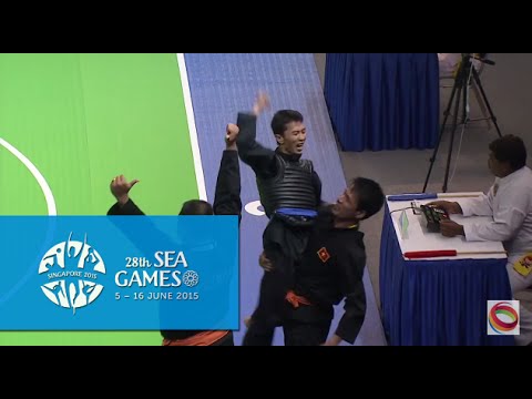 Pencak Silat Tanding Men's Class A Final INA vs VIE (Day 9) | 28th SEA Games Singapore 2015