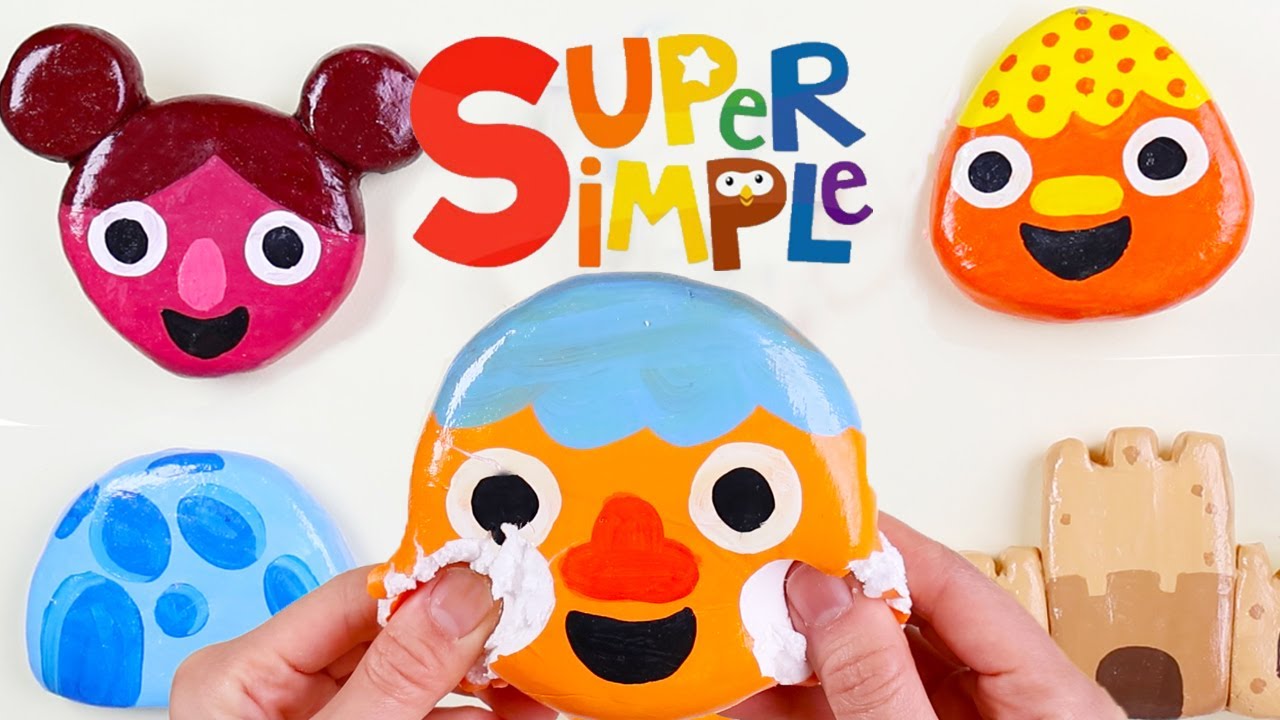 Noodle & Pals | Hide and Seek 2 | super simple songs clay cracking ASMR 126 