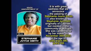 Stephanie Joyce Smith ~ Short Obituary