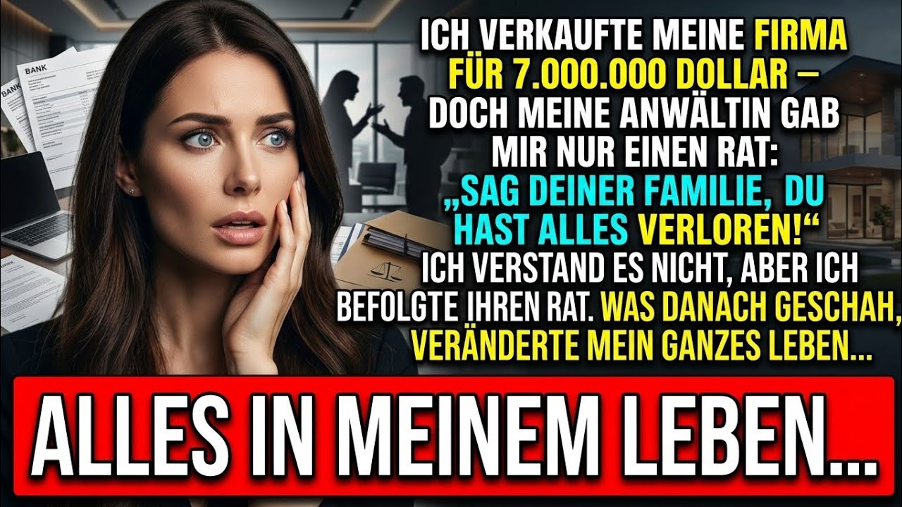 Ich saß im Auto in der Tiefgarage, nachdem ich die letzten Dokumente unterschrieben hatte, und starrte einfach auf die Windschutzscheibe. Sieben Millionen Dollar. Alles, wofür ich jahrelang mit...