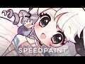 Good Mothning【Chibi Art with Clip Studio | Timelapse】