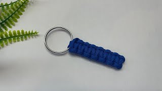 Super Simple and Easy-to-Learn Paracord Keychain, detailed video