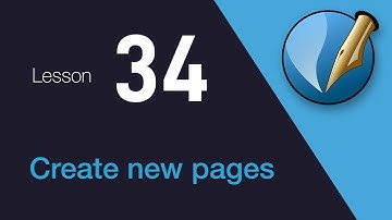 34) Create new pages in Scribus