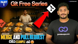 Celebrity 🔥Git Made Simple | Merge & Pull Request Explained with Real-World Example (Part 1) | Telugu Wealth