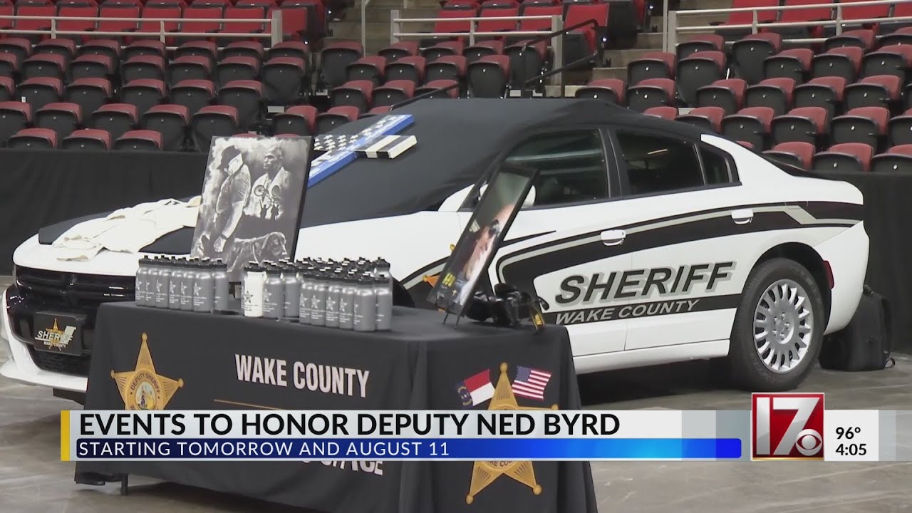 Events honoring fallen Wake County Deputy Ned Byrd - YouTube