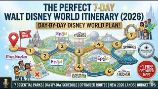 The PERFECT 7-Day Walt Disney World Itinerary (2026) | Day-By-Day Disney World Plan!