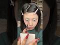 黒髪でも良かったかもなあと思いながら自信作‼️変身動画も見てくれた？？ #一重 #一重メイク #水色 #絵の具