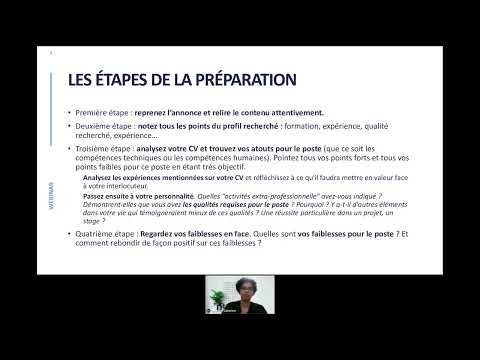 Conseils pour préparer son entretien d'embauche