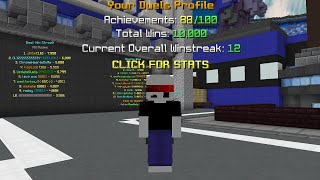 Getting 10k Duels Wins