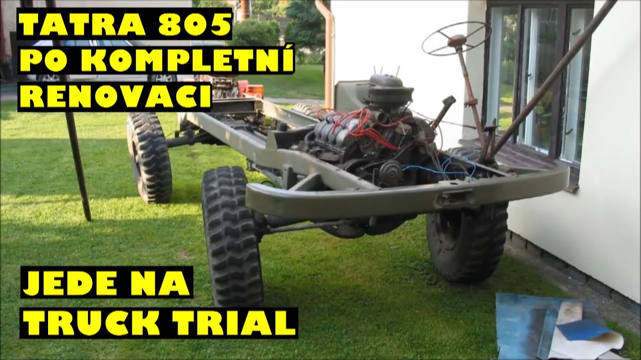 Jak postavit truck trialový speciál ze skříňové TATRY 805?