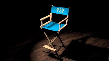 Chair directors tall (Autodesk Inventor)