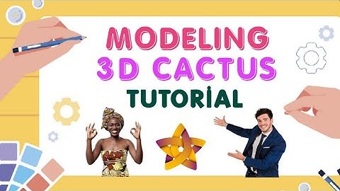 Metasequoia 4 Tutorial For Beginner Level 4 : How To Make 3D Cactus#phionestudio#metasequoia4