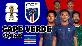 Cape Verde Official Squad For FIFA World Cup 2026 | Cape Verde | FIFA World Cup 2026
