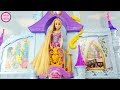 Rapunzel en el Castillo Mágico de las Princesas Disney Unboxing del juguete  para niños