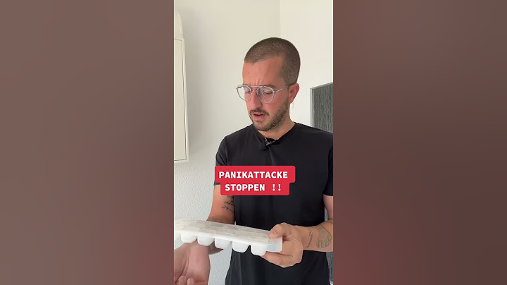 Wie stoppst du eine Panikattacke ‼️