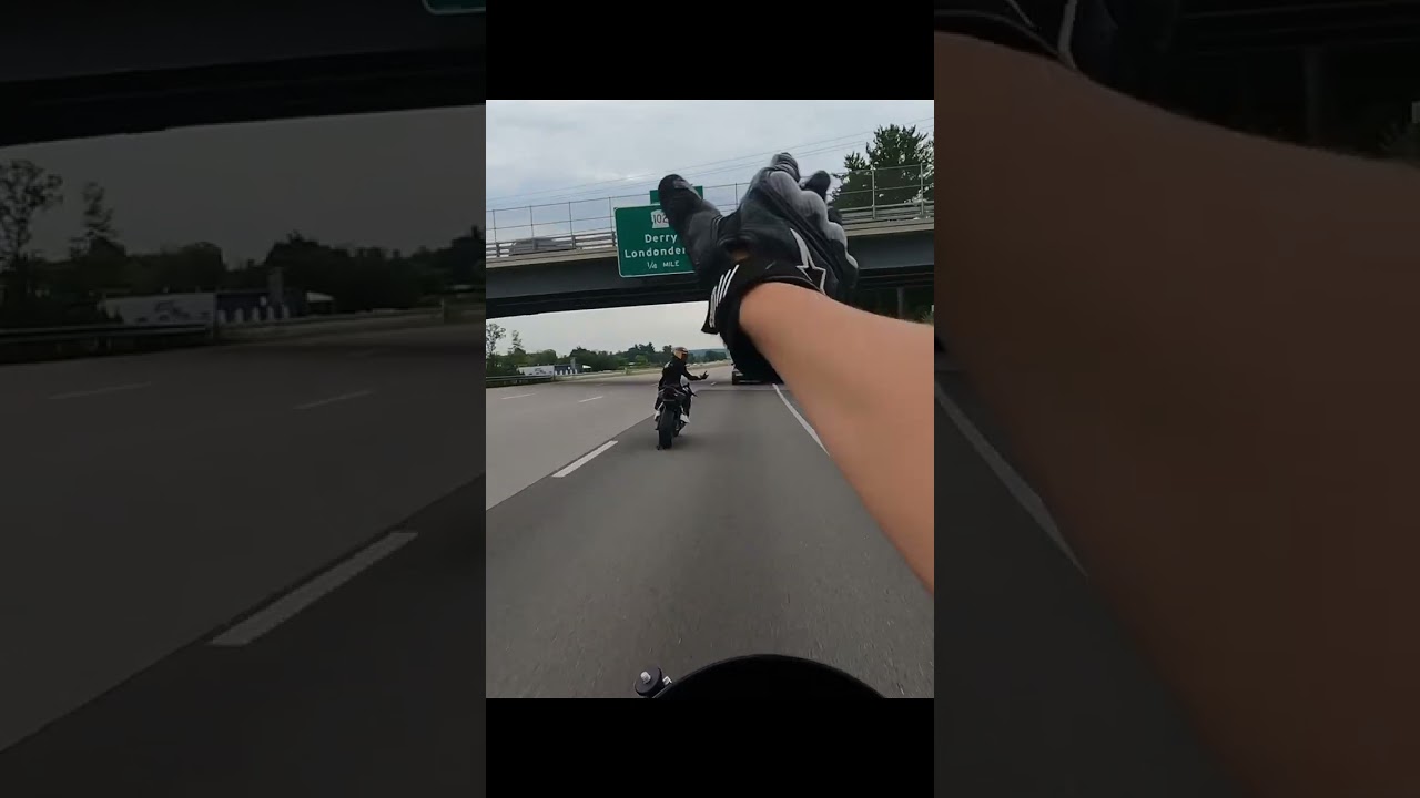 chain SNAPPED on the highway 