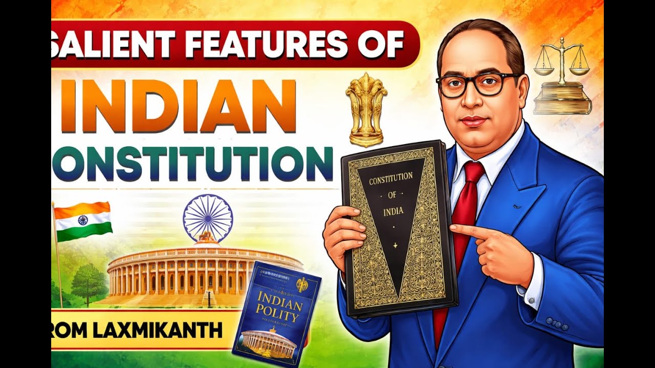 Salient Features of Indian Constitution in Detail |Part 3| Laxmikanth | Judiciary & UPSC