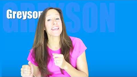 Learn to Spell GREYSON Toddler Song | Learn to Talk with Patty Shukla