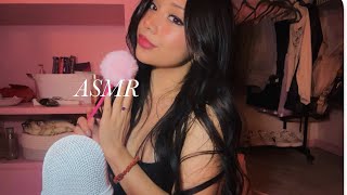 asmr ~ soft whispering & tapping 