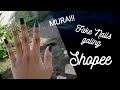 AFFORDABLE FAKE NAILS GALING SHOPEE! [Anadel Rae]