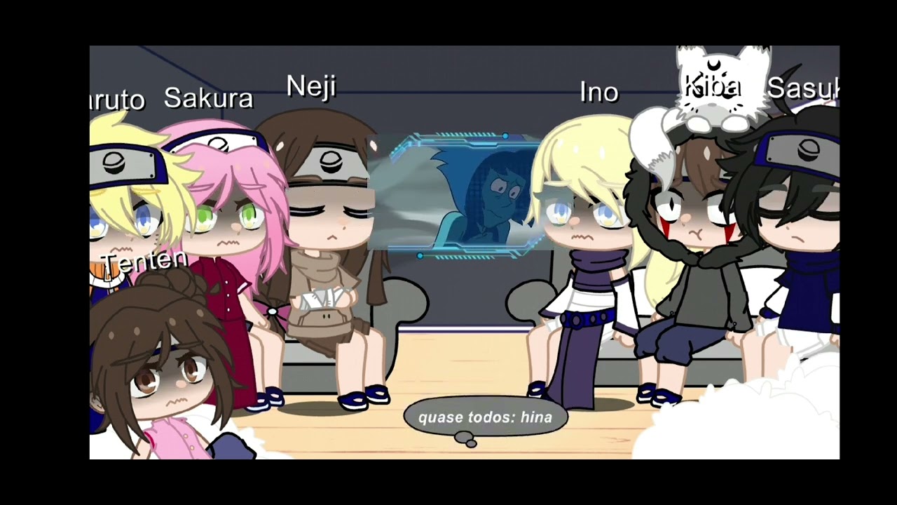 Alguns personagens de naruto reagindo a (Hina as Lapis lazuli rap aprisionada )|gacha 