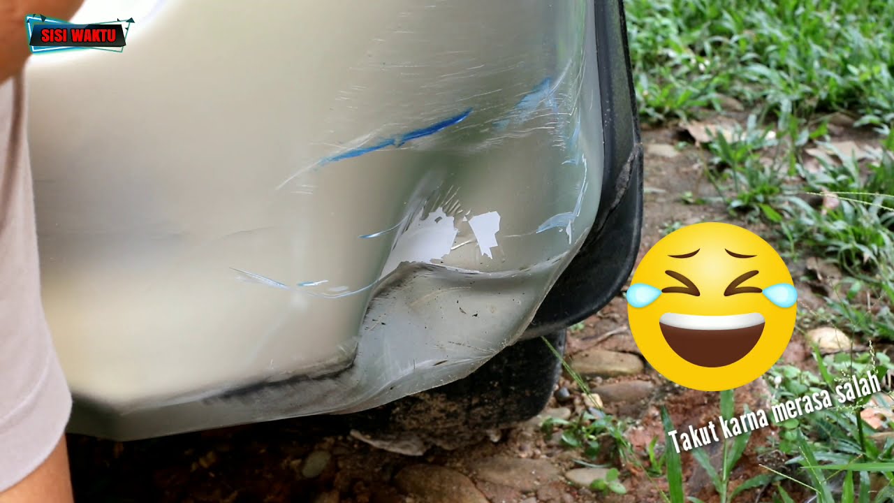 100 % WORK - Cara sederhana perbaiki bumper mobil yang penyok