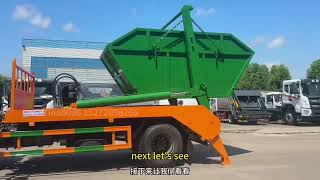 How to operate the skip loader truck