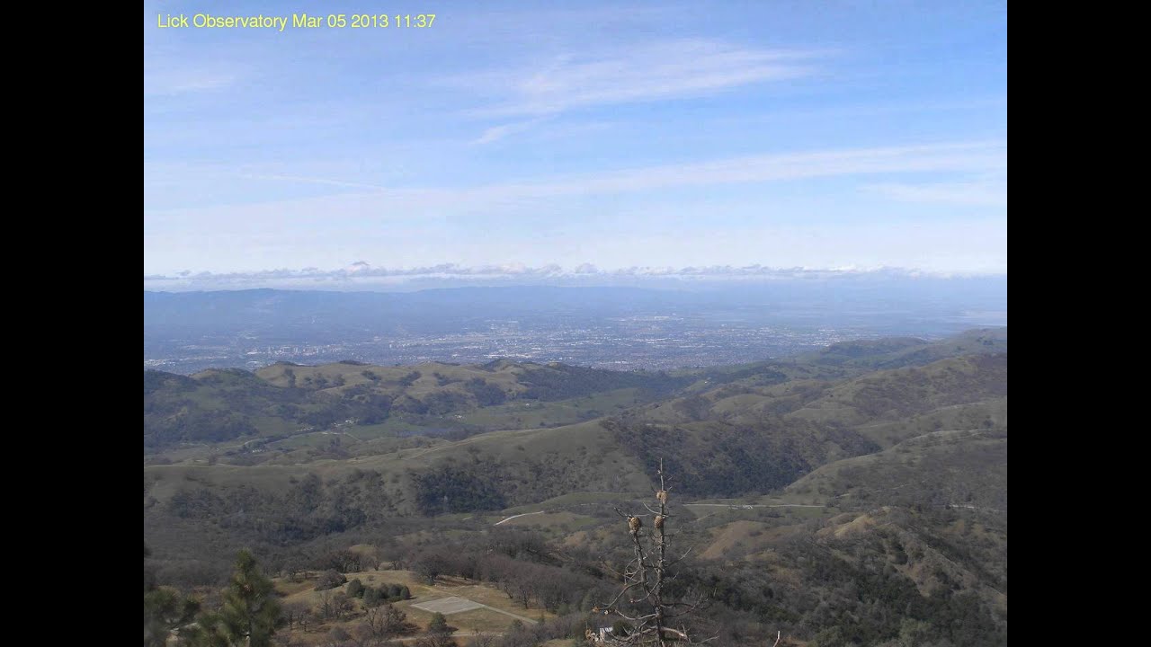 Mount Hamilton Weather Cam Captures Chemtrails YouTube