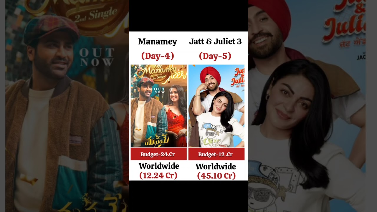 manamey vs jatt _ juliet movie comparison box office collection _trending _viral_boxofficecollection