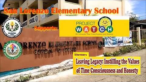 San Lorenzo ES Project W.A.T.C.H Virtual Kick-off 2020