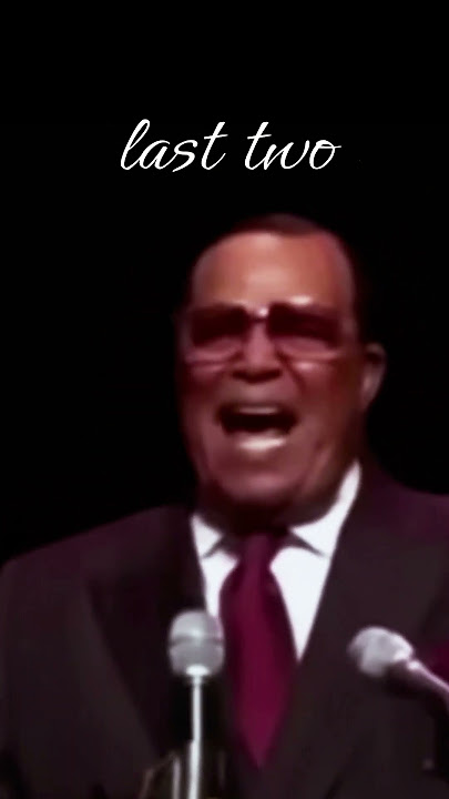 Farrakhan speaks on Martin Luther King Jr and Honorable Elijah Muhammad meeting