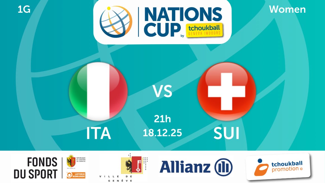 Tchoukball Nations Cup 2025  women  Italie - Suisse   1G GER