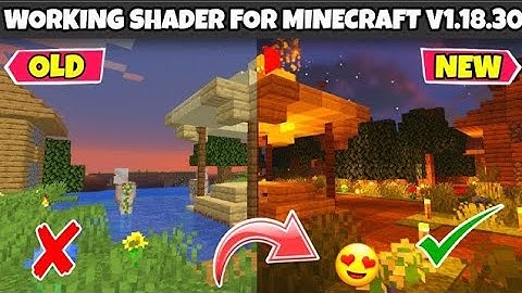 Minecraft Pocket edition 1.18.30 💯 working shader ( in hindi ) [ Fantastic X Gamer ]