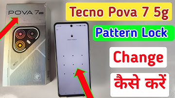 How to change pattern lock in Tecno pova 7 5g | Screen lock | Tecno pova 7 me password kaise change