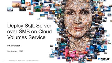 Deploy SQL Server Over SMB on Cloud Volumes Service