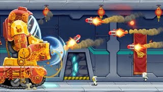 Without stopping, passed all obstacles - Jetpack Joyride screenshot 5