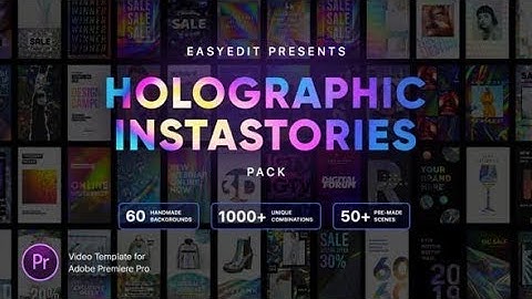 Holographic InstaStories Pack ▶▷ Premiere Pro Trends ◁◀