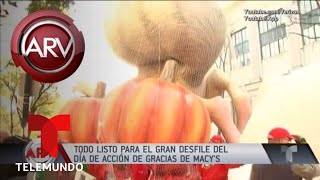 Macy's se prepara para su desfile de Acción de Gracias | Al Rojo Vivo | Telemundo Macy's se prepara para su desfile de Acción de Gracias | Al Rojo Vivo | Telemundo