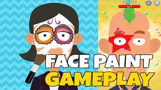 Face Paint - Satisfying game iOS / ANDROID GAMEPLAY screenshot 2