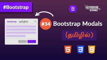 #34 - Bootstrap Modals - (தமிழில்) (Tamil) | Bootstrap Course