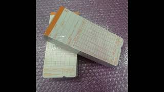 Employee Time Recorder Punch Card Holder Rack 24 Columns 100pcs Punch Card Time Card Combo Set