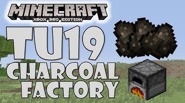 Minecraft (Xbox/PS) TU19 Redstone Machine: Charcoal Factory