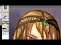 Painter12発表会、デモンストレーション画像制作工程